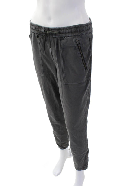 Athleta Womens Dark Gray Jogger Sweatpants Drawstring Size 4