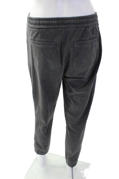 Athleta Womens Dark Gray Jogger Sweatpants Drawstring Size 4