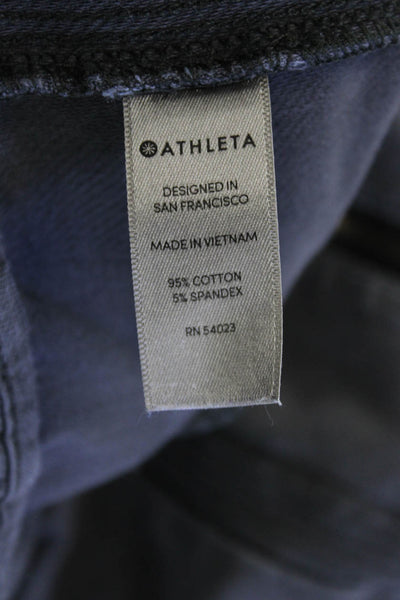 Athleta Womens Dark Gray Jogger Sweatpants Drawstring Size 4