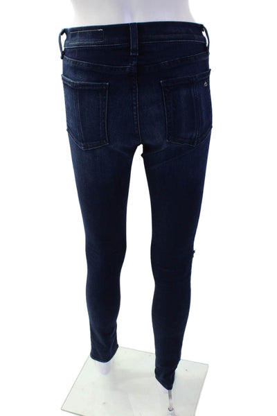 Rag & Bone Womens Dark Blue Skinny Ankle Jeans Size 25