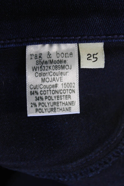 Rag & Bone Womens Dark Blue Skinny Ankle Jeans Size 25