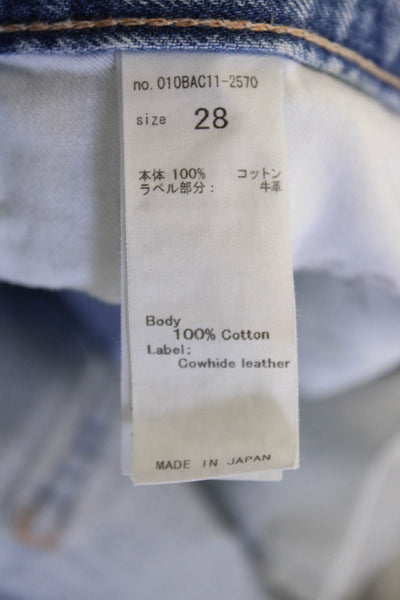 Moussy Women Boyfriend Cropped Light Blue Jeans Size 28