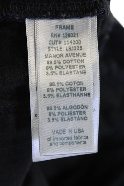 Frame Denim Women Ankle Skinny Jeans Dark Blue Size 26