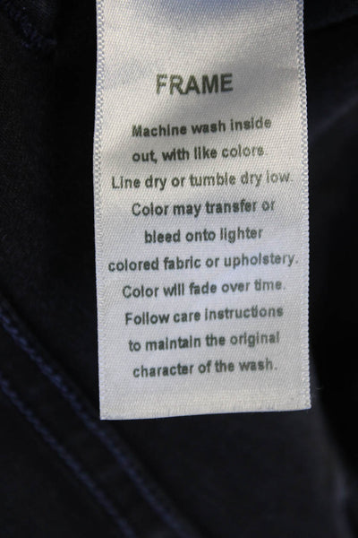 Frame Denim Women Ankle Skinny Jeans Dark Blue Size 26