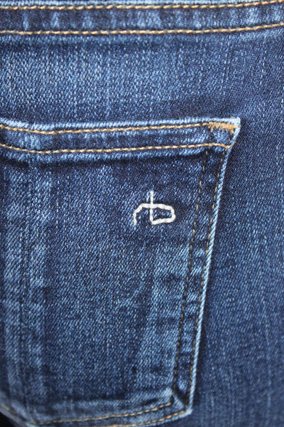Rag & Bone Women Skinny Ankle Jeans Dark Blue Size 26