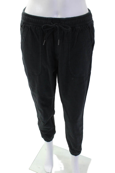 Athleta Women Black Drawstring Jogger Pants Size 4