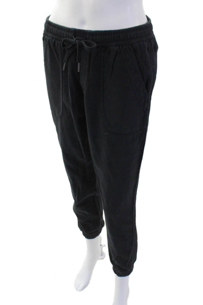 Athleta Women Black Drawstring Jogger Pants Size 4