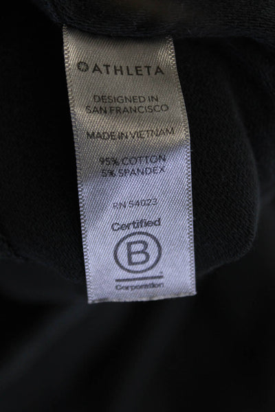 Athleta Women Black Drawstring Jogger Pants Size 4