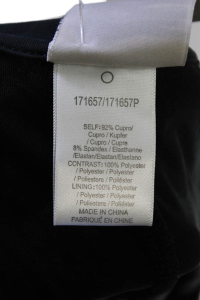 Dolan Womens Black Shift T-Shirt Dress Short Sleeve Knee Length Petite Size L