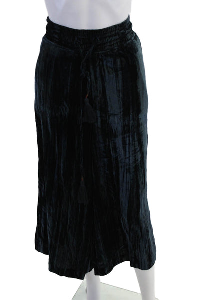 Hei Hei Women Peasant Pants Dark Blue Size M