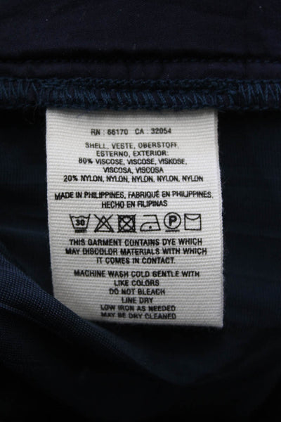 Hei Hei Women Peasant Pants Dark Blue Size M