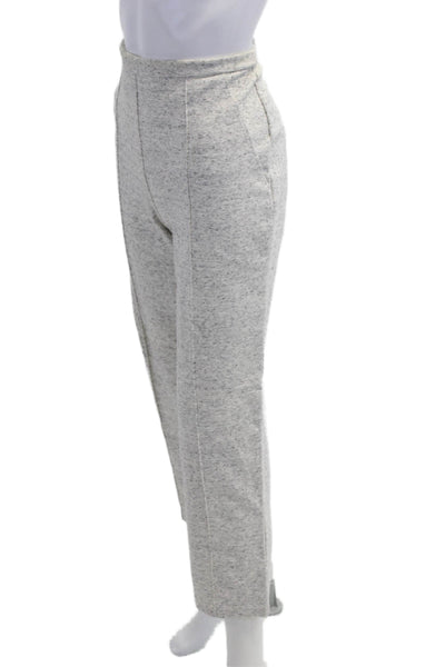 Lysse Women Cropped Dress Pants Gray Size M