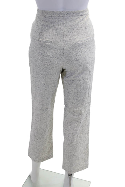 Lysse Women Cropped Dress Pants Gray Size M