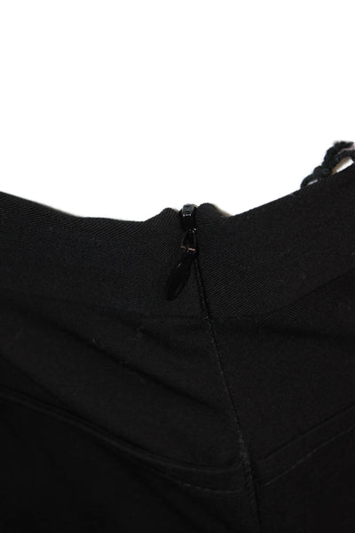 Estelle & Finn, Womens Ankle Dress Pants Black Zip Size 10