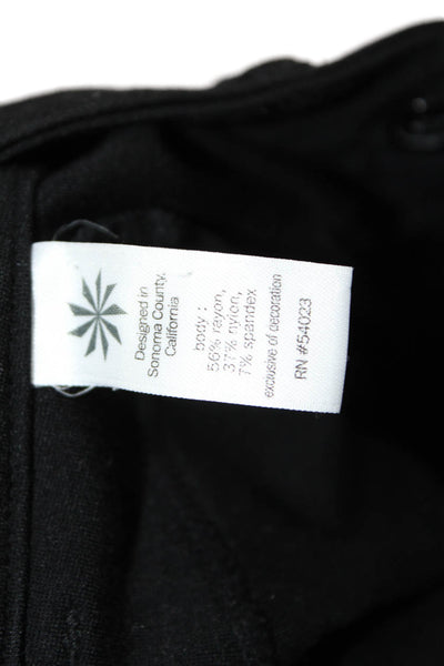 Athleta Womens Ankle Jeggings Black Size 4