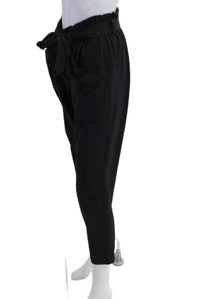 Athleta Women Paperbag Ankle Pants Black Size 6