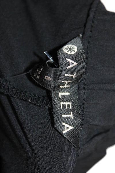 Athleta Women Paperbag Ankle Pants Black Size 6