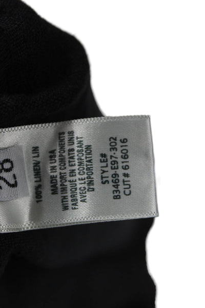 Bella Dahl Unisex Bohemian Black Linen Buckle Shorts Size 28