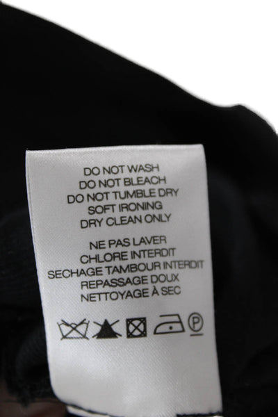 IRO Womens Black Paperbag Cropped Ankle Dress Pants Size 34