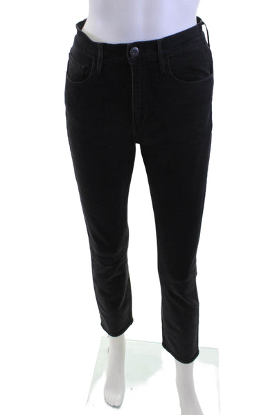 3x1 NYC Women Ankle Skinny Black Jeans Mid Rise Size 25
