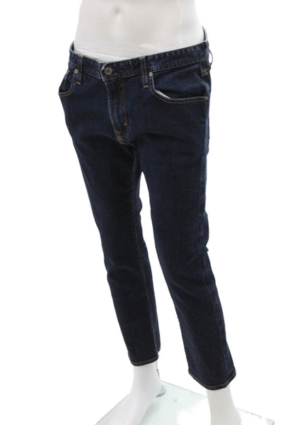 AG Men Ankle Cropped Jeans Dark Blue 34in Inseam Size 36