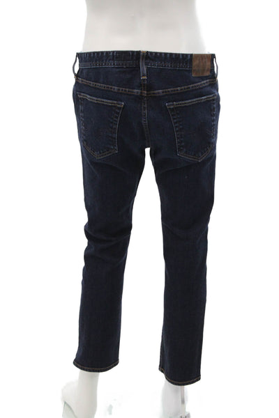 AG Men Ankle Cropped Jeans Dark Blue 34in Inseam Size 36