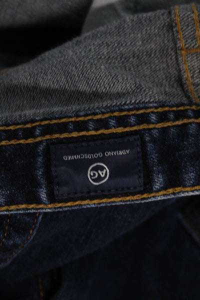 AG Men Ankle Cropped Jeans Dark Blue 34in Inseam Size 36