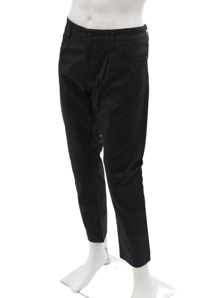 Boss Hugo Boss Men Ankle Cropped Black Pants Size 36