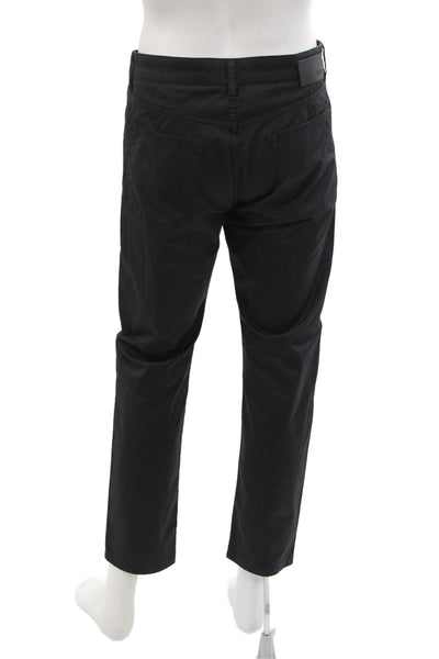 Boss Hugo Boss Men Ankle Cropped Black Pants Size 36