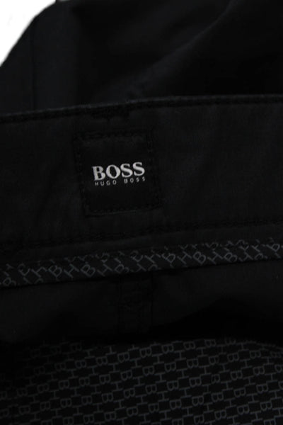 Boss Hugo Boss Men Ankle Cropped Black Pants Size 36