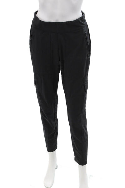 Athleta Unisex Ankle Cargo Jogger Pants Black Size 2
