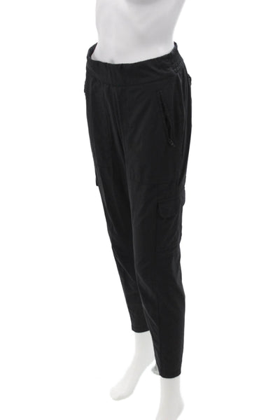 Athleta Unisex Ankle Cargo Jogger Pants Black Size 2