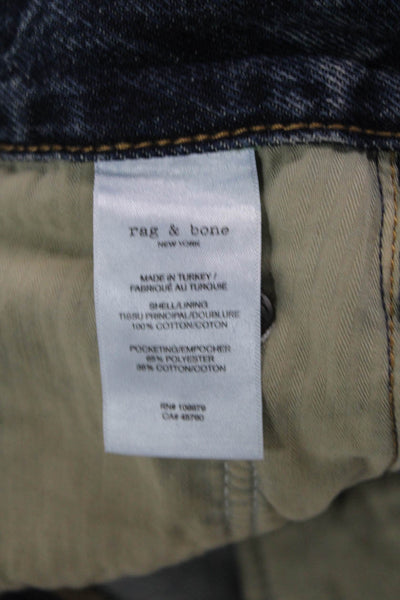 Rag & Bone Men Straight Jeans Dark Blue Size 34