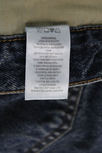 Rag & Bone Men Straight Jeans Dark Blue Size 34