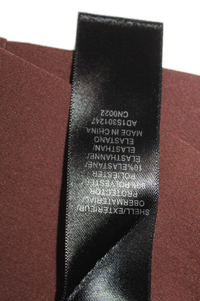 Adrianna Papell Women Ankle Dress Pants Brown Size 8