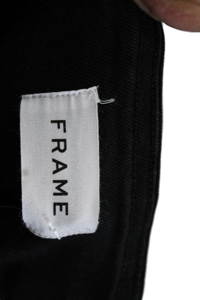 Frame Womens Cropped Black Pants Size 2