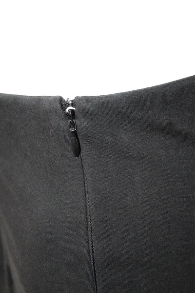 Everlane Women Ankle Cropped Dress Pants Black Zip Size 2
