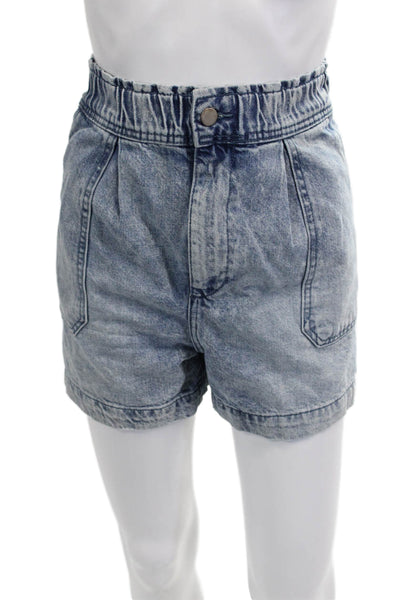 DL1961 Unisex 80s Blue Cotton Shorts Size 29