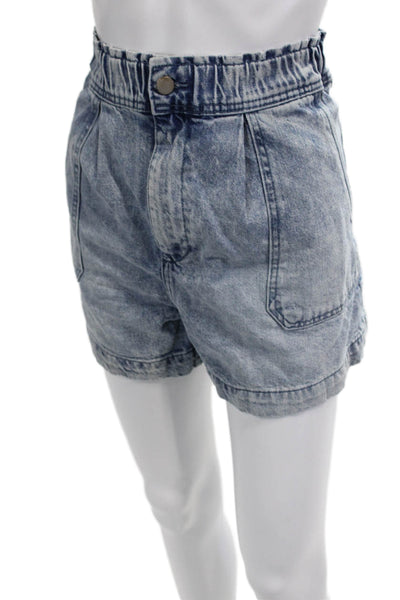 DL1961 Unisex 80s Blue Cotton Shorts Size 29
