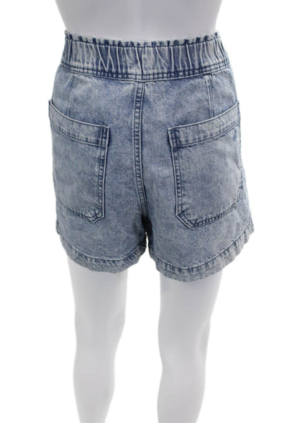 DL1961 Unisex 80s Blue Cotton Shorts Size 29