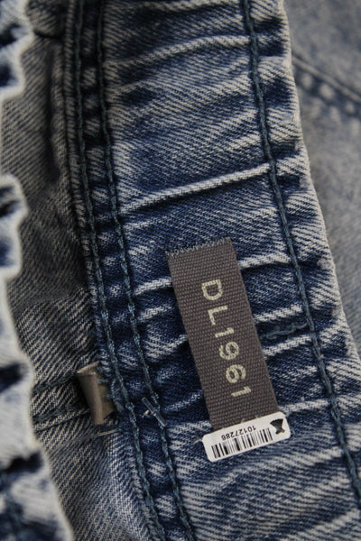 DL1961 Unisex 80s Blue Cotton Shorts Size 29