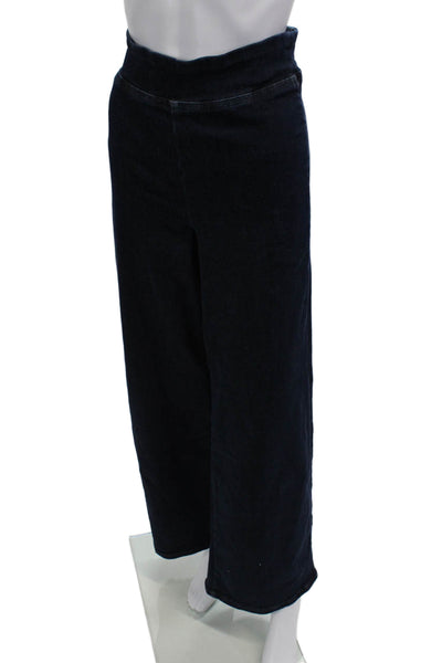 Frame Womens Cropped Dark Blue Mid-Rise Pants Size 2