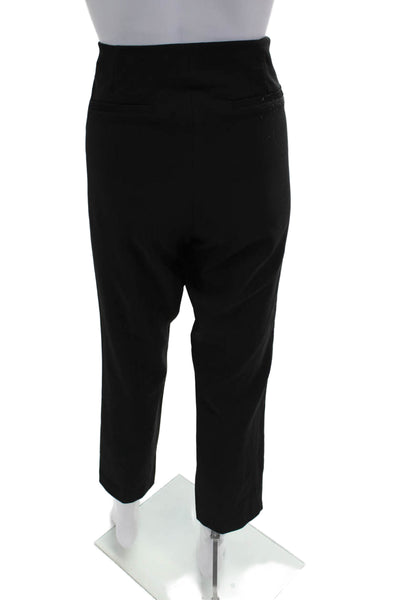 Adrianna Papell Womens Ankle Cropped Dress Pants Black Size 8