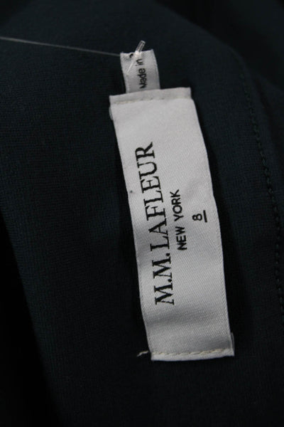 MM. La Fleur Women Dark Blue Ankle Dress Pants Solid Size 8