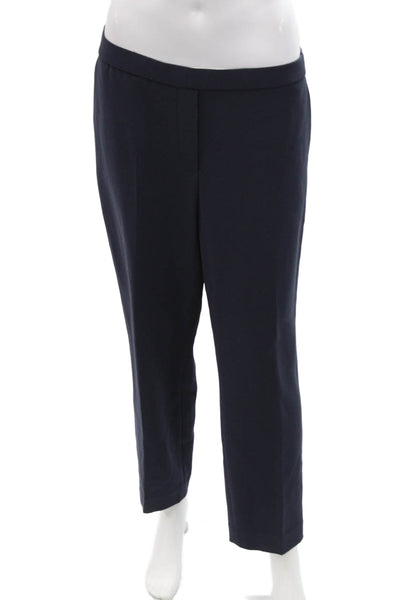 Theory Womens Dark Blue Ankle Cropped Dress Pants Size 10