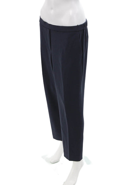 Theory Womens Dark Blue Ankle Cropped Dress Pants Size 10