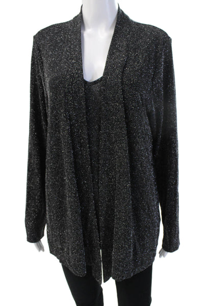 Calvin Klein Women Cardigan Black Size L