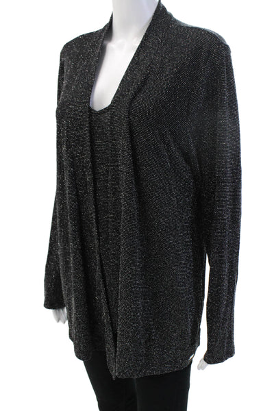 Calvin Klein Women Cardigan Black Size L