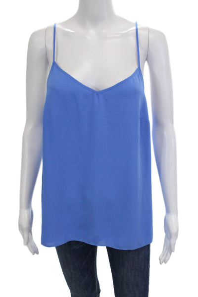 Lilly Pulitzer Women Camisole V-Neck Blue Polyester Size M