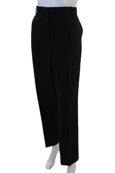 Theory Unisex Dress Pants Black Wool Hook & Eye Size 12